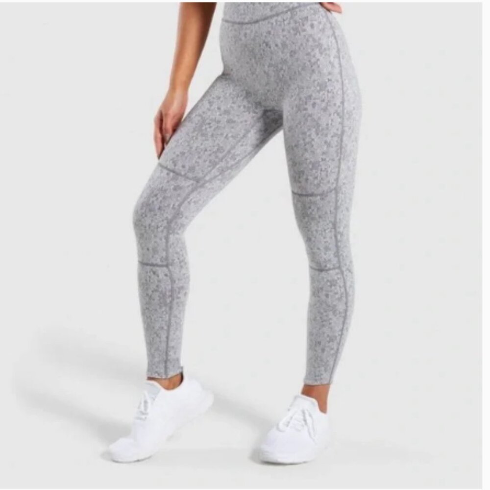 Gymshark Fleur Textured Leggings (185)